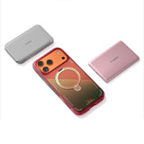 iPhone 17 Pro Max TORRAS Ostand Q3 Air Case m. 360° Kickstand - MagSafe Kompatibel - Wave of Passion
