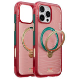 iPhone 16 Pro TORRAS Ostand Q3 Air Case m. 360° Kickstand - MagSafe Kompatibel - Wave of Passion
