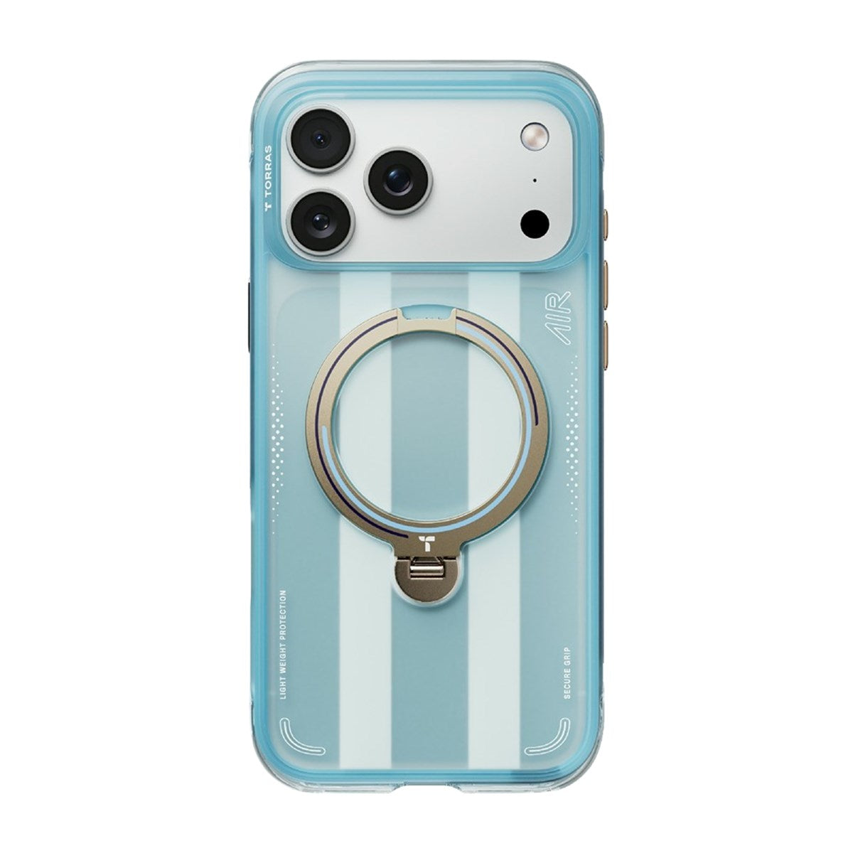 iPhone 17 Pro TORRAS Ostand Q3 Air Case m. 360° Kickstand - MagSafe Kompatibel - Argentina Pampas Eagle
