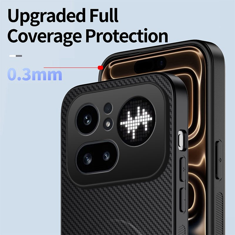Nothing Phone (4a) Pro EIDERWOOD Hybrid Mobilcover m. Kickstand - Sort