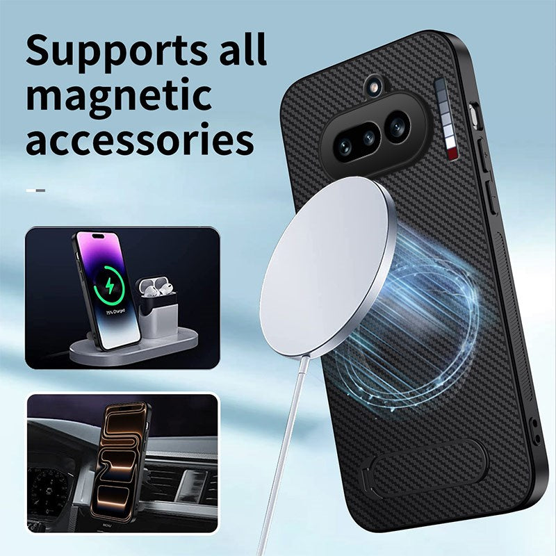 Nothing Phone (4a) EIDERWOOD Hybrid Mobilcover m. Kickstand - Lilla
