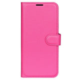 OPPO A17 EIDERWOOD Kunstlæder Cover m. Kortholder & Ståfunktion - Pink