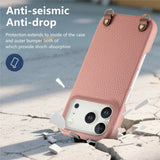 iPhone 17 Pro Max EIDERWOOD Kunstlæder Cover m. Strop - Lyserød