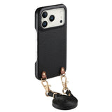 iPhone 17 Pro Max EIDERWOOD Kunstlæder Cover m. Strop - Sort