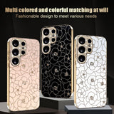 Samsung Galaxy S26 Ultra EIDERWOOD Hybrid Cover - Blomster & Diamant Kamera - Hvid