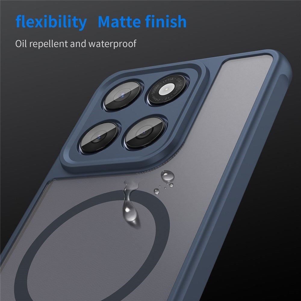 Motorola Moto G77 / G67 EIDERWOOD Hybrid Plastik Bagside Cover - MagSafe Kompatibel - Blå