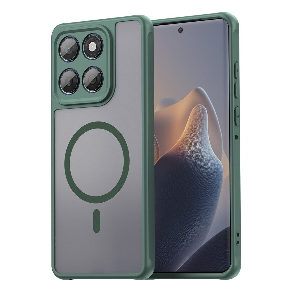 Motorola Moto G77 / G67 EIDERWOOD Hybrid Plastik Bagside Cover - MagSafe Kompatibel - Grøn