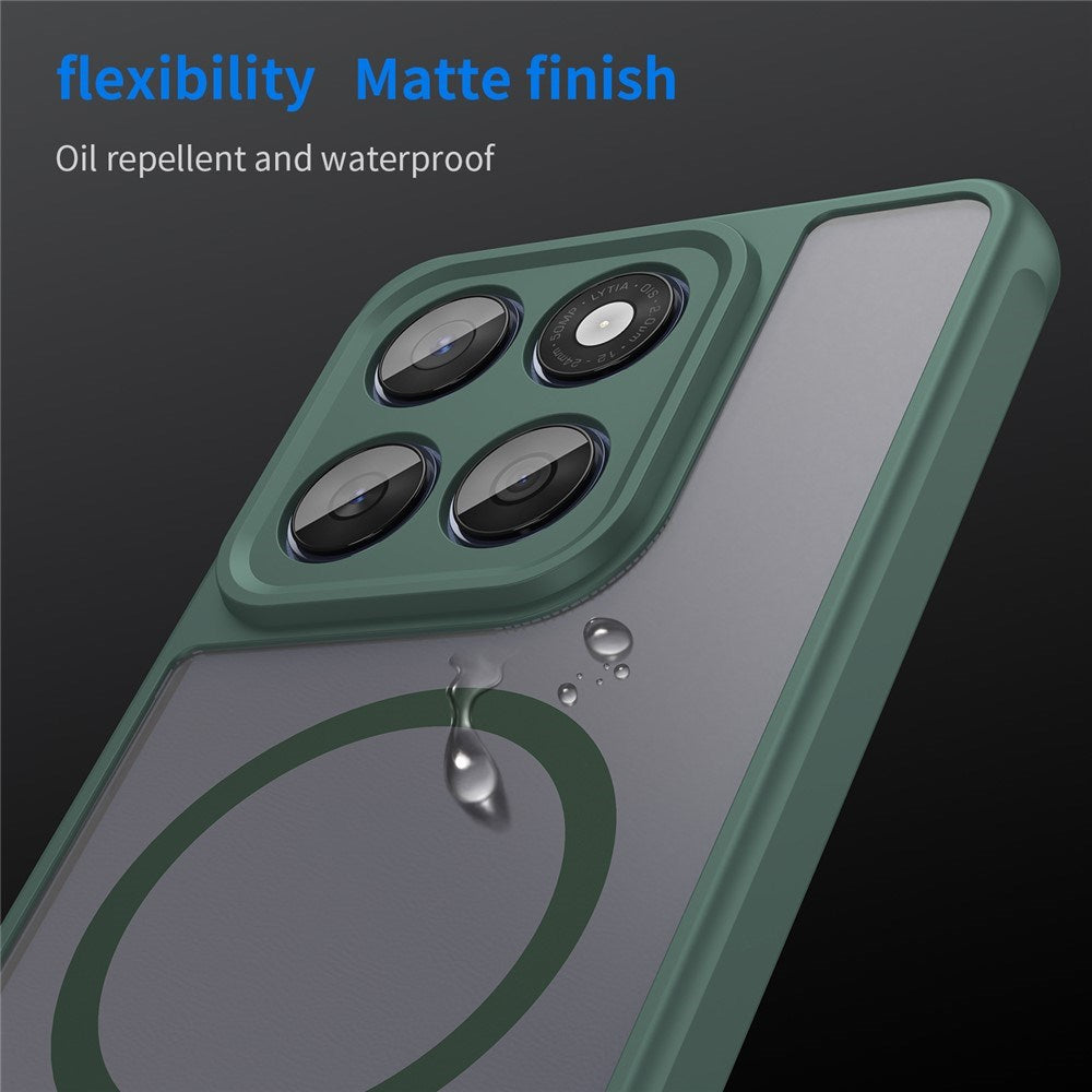 Motorola Moto G77 / G67 EIDERWOOD Hybrid Plastik Bagside Cover - MagSafe Kompatibel - Grøn