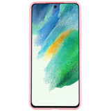 EIDERWOOD Samsung Galaxy S21 FE Fleksibelt Plastik Bagside Cover - Lyserød