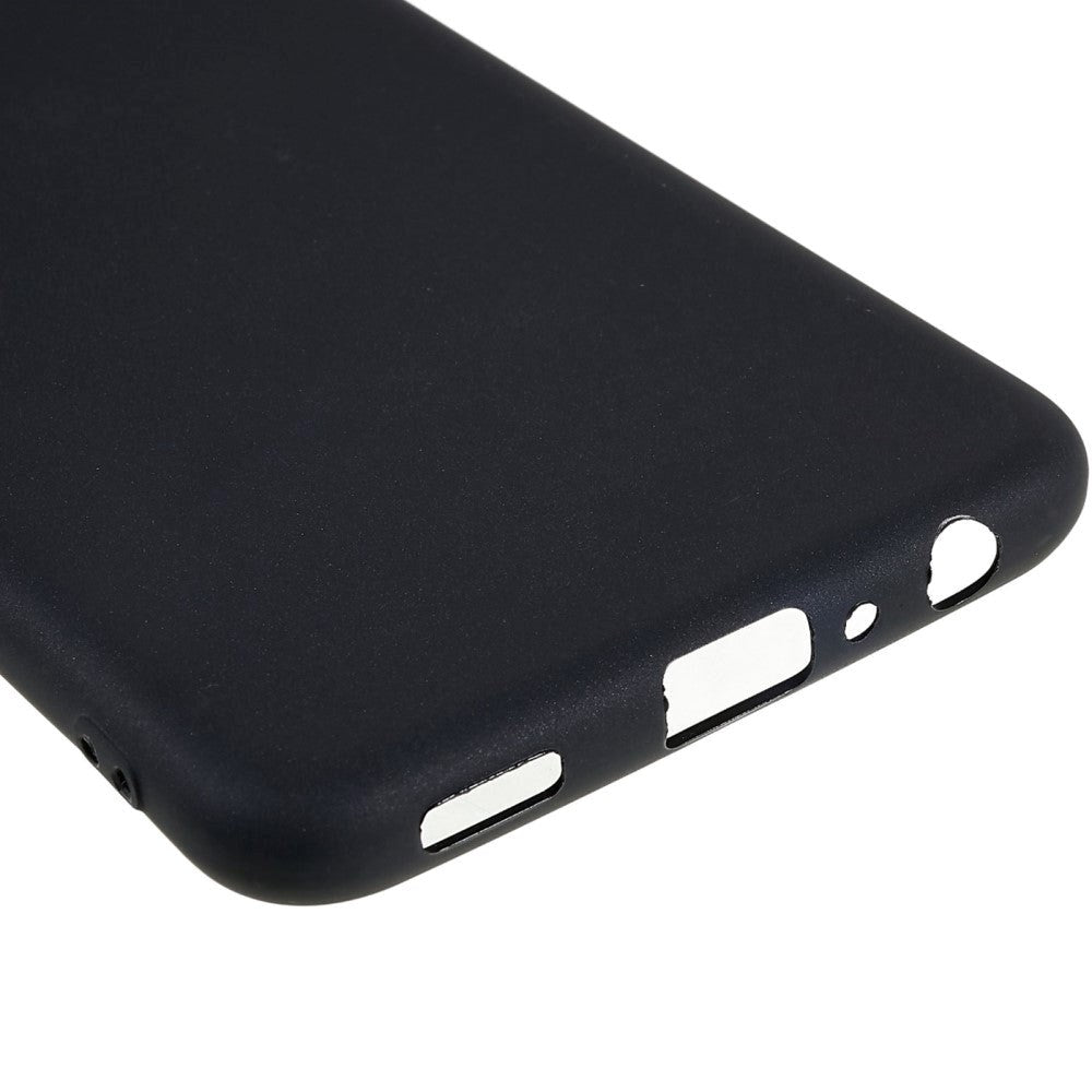 Samsung Galaxy M33 Mat Fleksibelt Plastik Bagside Cover - Sort