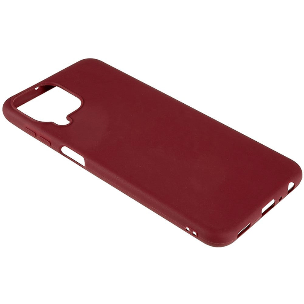 Samsung Galaxy M33 Mat Fleksibelt Plastik Bagside Cover - Rød