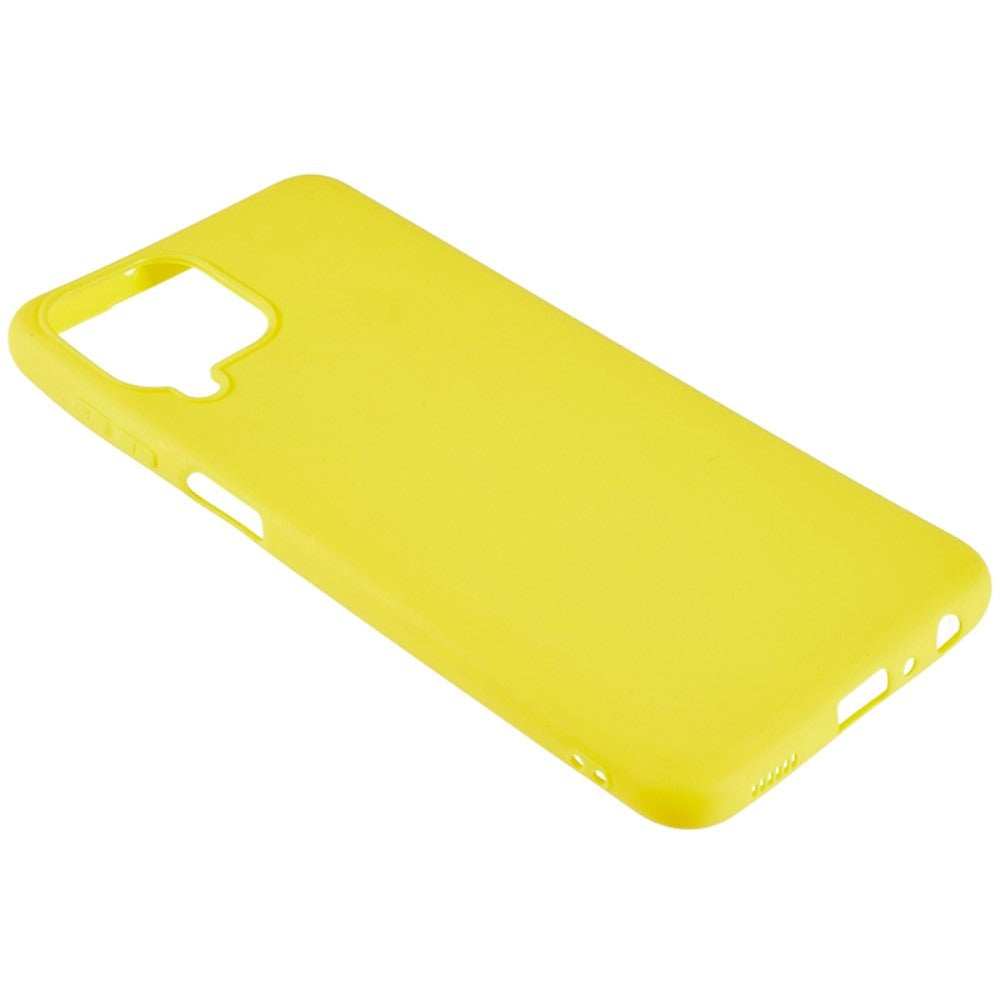 Samsung Galaxy M33 Mat Fleksibelt Plastik Bagside Cover - Gul