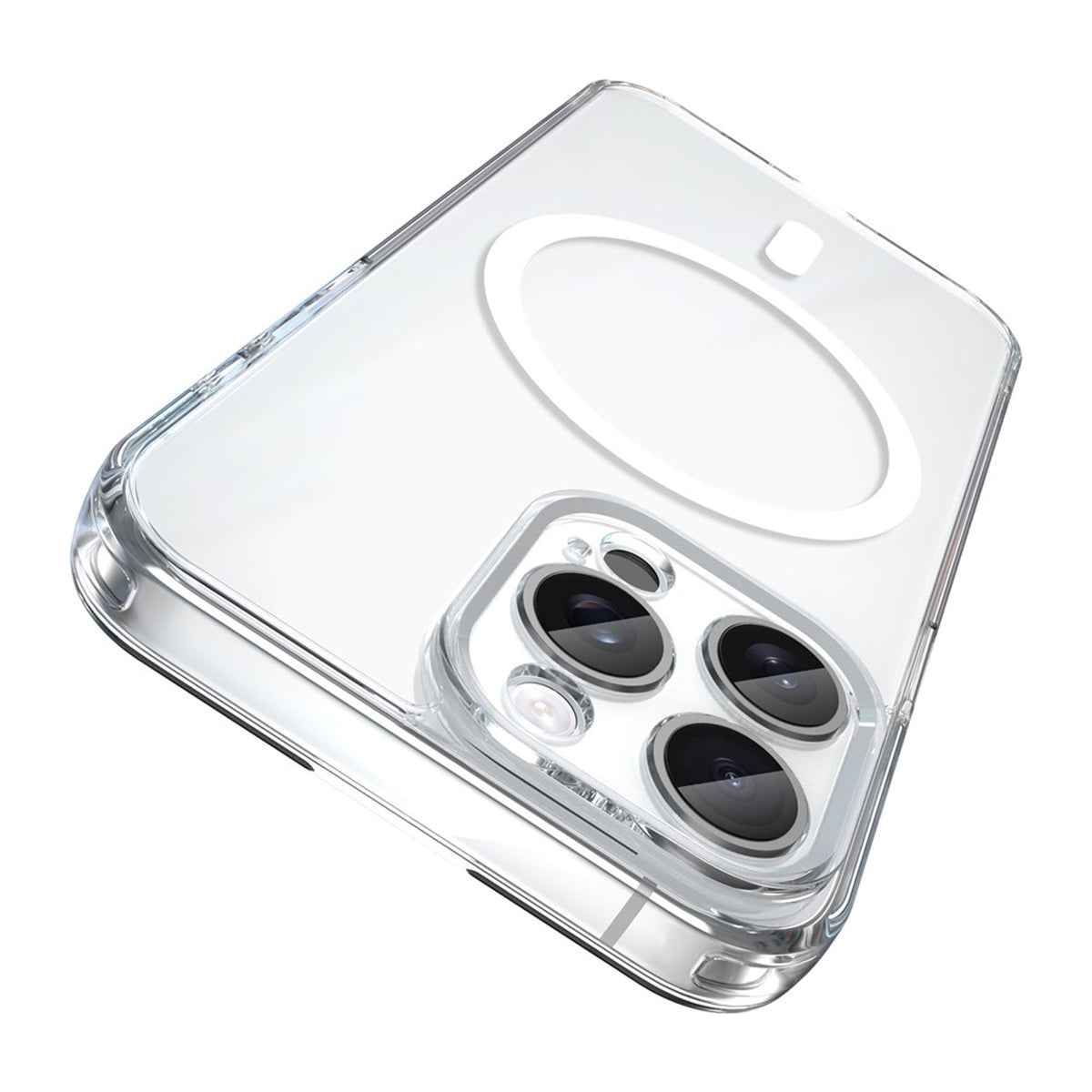 iPhone 15 Pro Max EIDERWOOD Hybrid Plast Bagside Cover - MagSafe Kompatibel - Gennemsigtig
