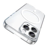 iPhone 15 Pro Max EIDERWOOD Hybrid Plast Bagside Cover - MagSafe Kompatibel - Gennemsigtig