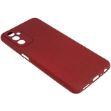 Samsung Galaxy M13 Mat Fleksibelt Plastik Bagside Cover - Vinrød