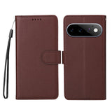 EIDERWOOD Google Pixel 11 / 11 Pro Flipcover inkl. Kortholder & Håndledsrem - Brun