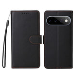 EIDERWOOD Google Pixel 11 / 11 Pro Flipcover inkl. Kortholder & Håndledsrem - Sort