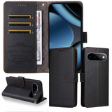 EIDERWOOD Google Pixel 11 / 11 Pro Flipcover inkl. Kortholder & Håndledsrem - Sort