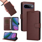 EIDERWOOD Google Pixel 11 Pro XL Flipcover inkl. Kortholder & Håndledsrem - Brun