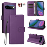 EIDERWOOD Google Pixel 11 Pro XL Flipcover inkl. Kortholder & Håndledsrem - Lilla