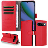 EIDERWOOD Google Pixel 11 Pro XL Flipcover inkl. Kortholder & Håndledsrem - Rød