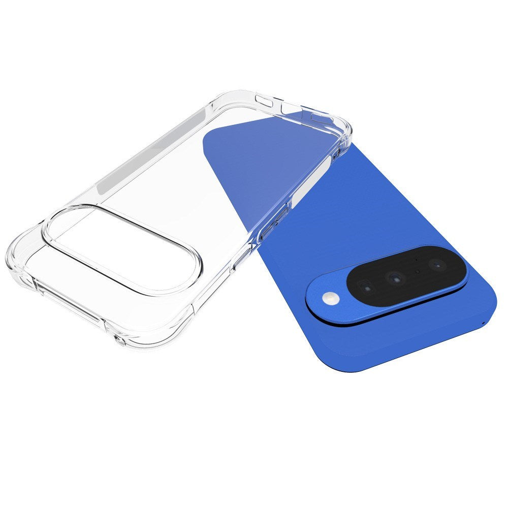 Google Pixel 11 EIDERWOOD Fleksibelt Plast Bagside Cover m. Forstærkede Hjørner - Gennemsigtig