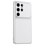 Samsung Galaxy S25 Ultra EIDERWOOD Hybrid Mobilcover m. Kunstlæderbelægning - Hvid