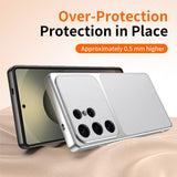 Samsung Galaxy S25 Ultra EIDERWOOD Hybrid Mobilcover m. Kunstlæderbelægning - Hvid
