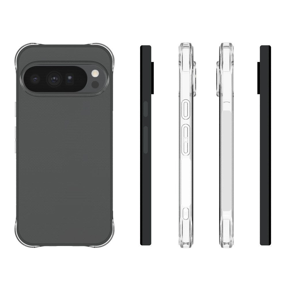 Google Pixel 11 Pro XL EIDERWOOD Fleksibelt Plast Bagside Cover m. Forstærkede Hjørner - Gennemsigtig