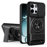 EIDERWOOD OnePlus Nord CE6 / Nord 6 Hybrid Håndværker Mobil Cover m. Kickstand & Cam Slider - MagSafe Kompatbel - Sort