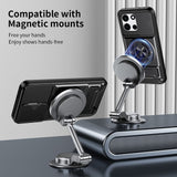 EIDERWOOD OnePlus Nord CE6 / Nord 6 Hybrid Håndværker Mobil Cover m. Kickstand & Cam Slider - MagSafe Kompatbel - Sort