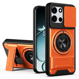 EIDERWOOD OnePlus Nord CE6 / Nord 6 Hybrid Håndværker Mobil Cover m. Kickstand & Cam Slider - MagSafe Kompatbel - Orange