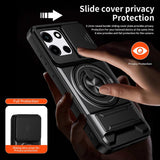 EIDERWOOD OnePlus Nord CE6 / Nord 6 Hybrid Håndværker Mobil Cover m. Kickstand & Cam Slider - MagSafe Kompatbel - Orange