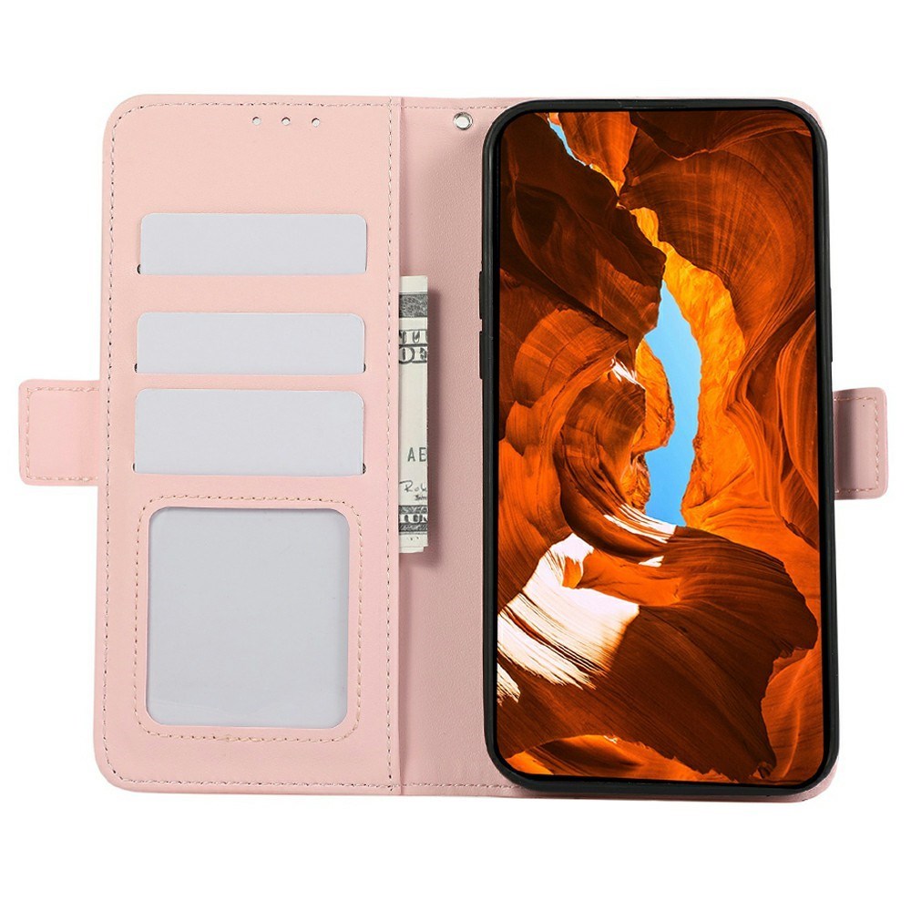 EIDERWOOD Google Pixel 11 / 11 Pro Flipcover - Indbygget RFID-Blocker & Kortholder - Lyserød