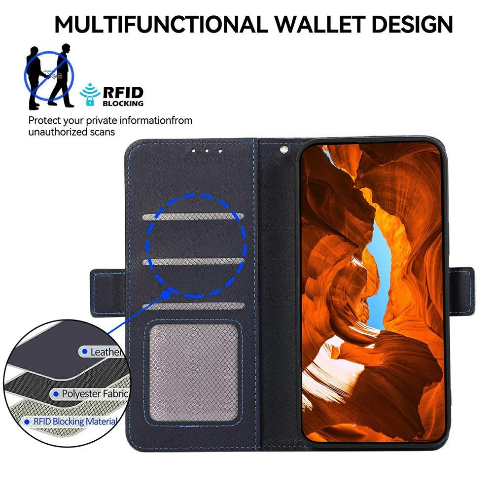 EIDERWOOD Google Pixel 11 / 11 Pro Flipcover - Indbygget RFID-Blocker & Kortholder - Mørkeblå