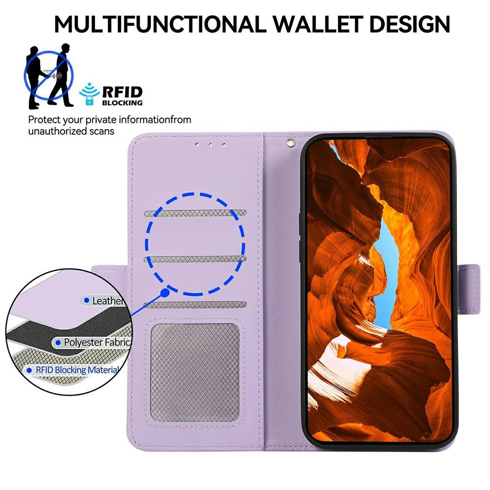 EIDERWOOD Google Pixel 11 / 11 Pro Flipcover - Indbygget RFID-Blocker & Kortholder - Lilla