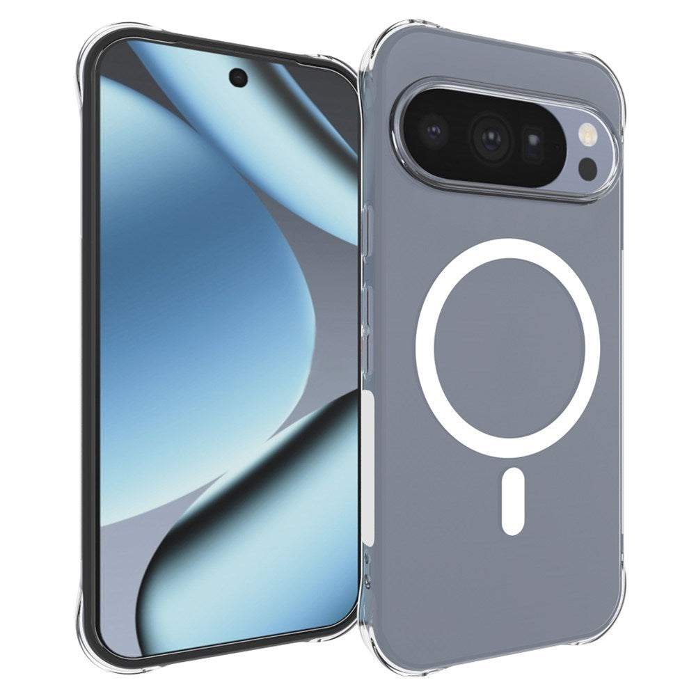 Google Pixel 11 Pro EIDERWOOD Fleksibelt Plast Bagside Cover m. Stødabsorberende Hjørner - MagSafe Kompatibel - Gennemsigtig
