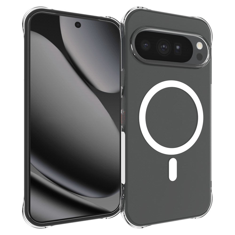 Google Pixel 11 Pro XL EIDERWOOD Fleksibelt Plast Bagside Cover m. Stødabsorberende Hjørner - MagSafe Kompatibel - Gennemsigtig