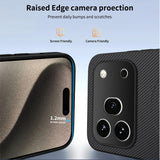 Honor 600 Pro WANLONFENG Mobilcover m. Carbon Tekstur - MagSafe Kompatibel - Orange