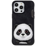iPhone 14 Pro Plastik Hybrid Cover med motiv - Sød Panda