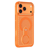 iPhone 17 Pro EIDERWOOD Mobilcover m. Varmeafledning & 360° Roterende Kickstand - MagSafe Kompatibel - Orange