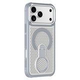 iPhone 17 Pro EIDERWOOD Mobilcover m. Varmeafledning & 360° Roterende Kickstand - MagSafe Kompatibel - Hvid