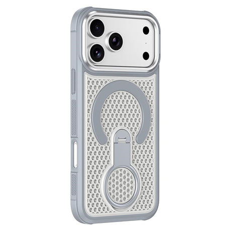 iPhone 17 Pro EIDERWOOD Mobilcover m. Varmeafledning & 360° Roterende Kickstand - MagSafe Kompatibel - Hvid