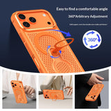 iPhone 17 Pro Max EIDERWOOD Mobilcover m. Varmeafledning & 360° Roterende Kickstand - MagSafe Kompatibel - Sort