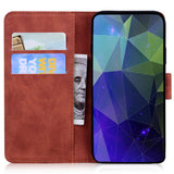 Honor 600 Lite EIDERWOOD Kunstlæder Flip Cover m. Ståfunktion - Brun