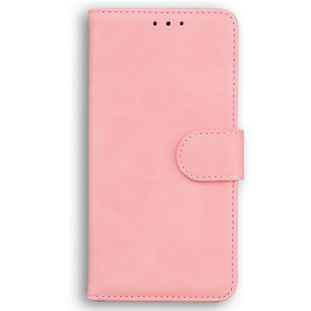 Honor 600 Lite EIDERWOOD Kunstlæder Flip Cover m. Ståfunktion - Lyserød