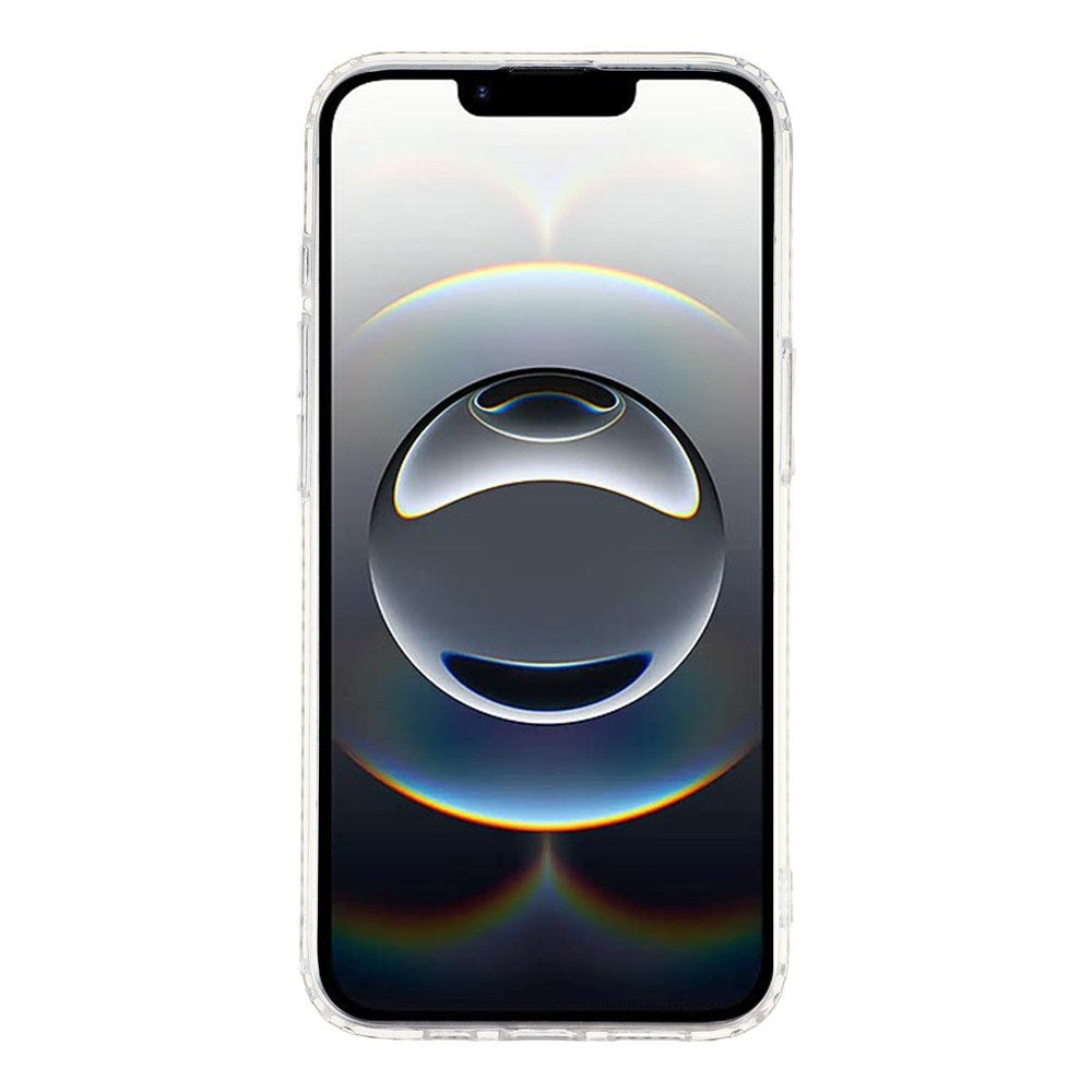 iPhone 17e / 16e EIDERWOOD Hybrid Mobilcover m. Rhinsten & Blomsterdesign - Hvid / Forårsblomster