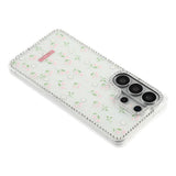 Samsung Galaxy S26 Ultra EIDERWOOD Hybrid Mobilcover m. Rhinsten & Blomsterdesign - Hvid / Forårsblomster