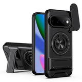 Google Pixel 11 / 11 Pro EIDERWOOD Håndværker Cover - Kickstand & Cam Slider - MagSafe Kompatibel - Sort