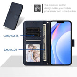 Honor 600 / 600 Pro EIDERWOOD Kunstlæder Flip Cover inkl. Strop - Blå